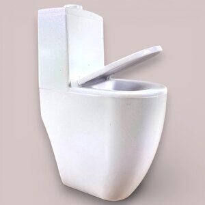 MGA Entertainment Rainbow High Toilet Potty Bathroom Dollhouse Furniture 5"